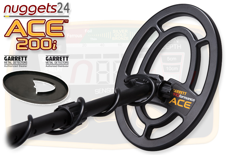 GARRETT ACE 200i 200 i Metalldetektor Online Shop www.nuggets24.de Premium Set