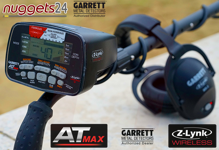 Garrett AT MAX AT-MAX Metalldetektor Metal Detector nuggets24.com