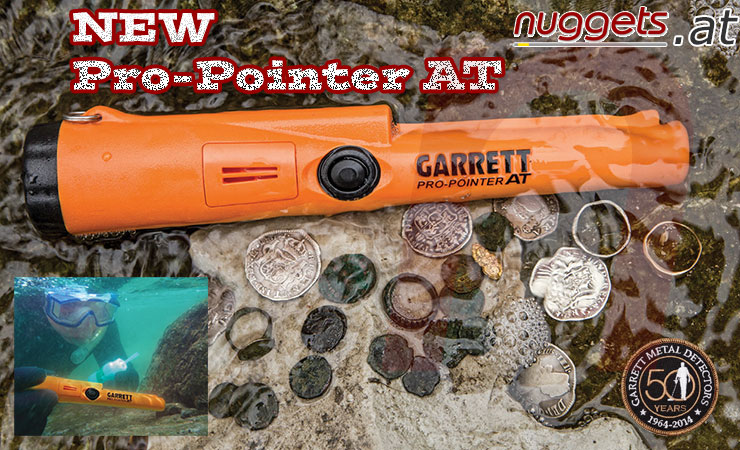 Garrett Pro-Pointer AT Pro Pointer ProPointer All Terrain waterproof wasserdicht bei nuggets.at im Metalldetektor OnlineShop