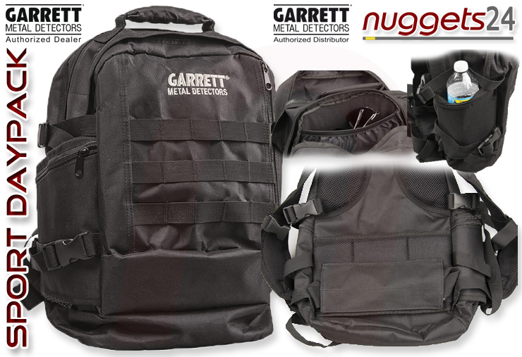 Garrett Sport Daypack Rucksack www.nuggets24.com Metalldetektor Online Shop