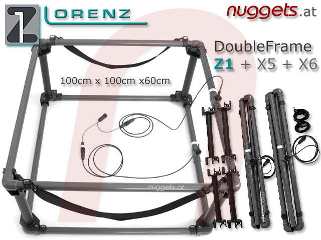 Lorenz DeepMax Double Frame Coil for X5 X6 Z1 Metal Detector in stock and ready for delivery www.nuggets.at