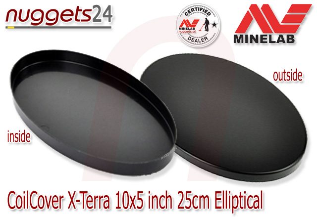 Minelab Coil Cover Skidplate Spulenschutz 10x5