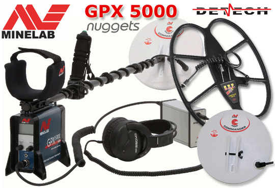DETECH + MINELAB GPX 5000 SET DEEP GOLD SEARCHING Metal Detector Online Shop www.nuggets.at 
